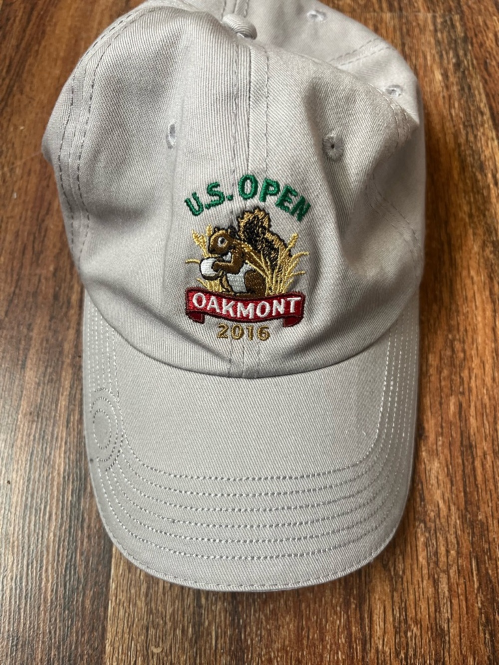 U.S. Open Oakmont 2016 Embroidered Baseball Cap - Light Gray
